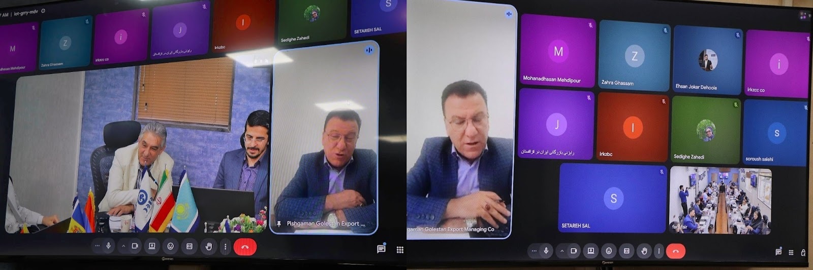 سخنرانی آنلاین رایزن بازرگانی ایران در قزاقستان در همایش CIS