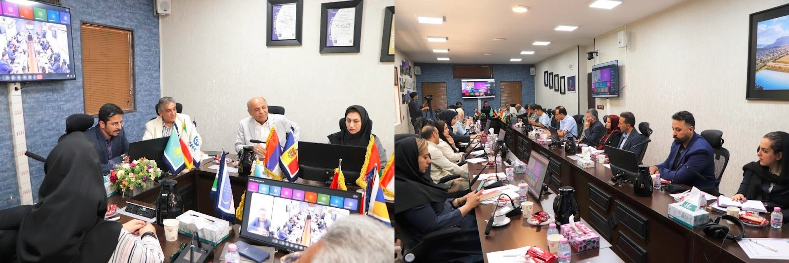 حضور فعالان اقتصادی در همایش صادرات به قزاقستان در نمایشگاه بین‌المللی فارس