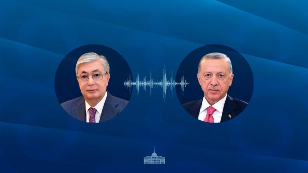 روابط قزاقستان و ترکیه:توکایف دعوت اردوغان برای شرکت در نشستهای سطح بالا در ترکیه را پذیرفت روابط قزاقستان و ترکیه:توکایف دعوت اردوغان برای شرکت در نشستهای سطح بالا در ترکیه را پذیرفت